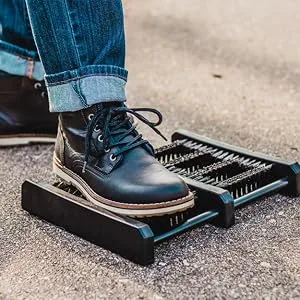 Jobsite Boot Scraper - Outdoor Shoe Scrubber Cleaner Brush 1 Pack - Boot Scrubber
