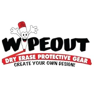 Wipeout Dry Erase Pad Set Pink Ages 8+ - Wipeout Logo