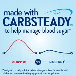 Glucerna Snack Bars, To Help Manage Blood Sugar, Diabetes Snack Replacement, Dark Chocolate Almond, 1.41-oz bar, 20 Count - Made with CarbSTEADY