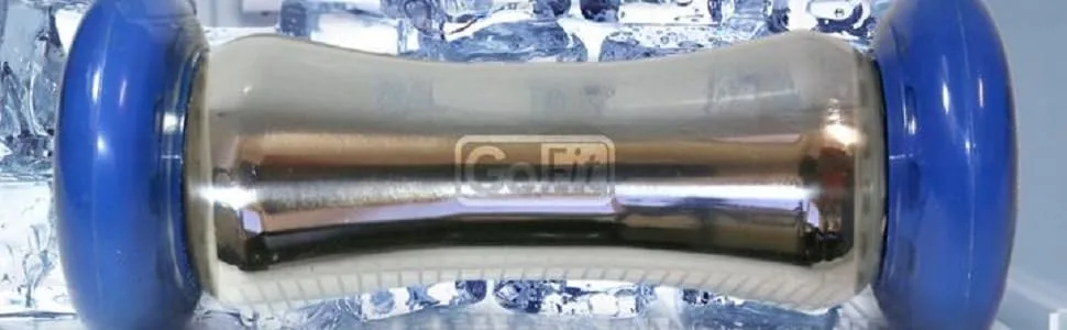 GoFit Polar Foot Roller - Cold Massage Relief, 10 x 3 x 3 - polar