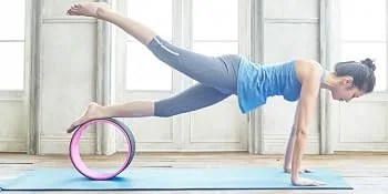 BalanceFrom All Purpose 1/2-Inch Extra Thick High Density Anti-Tear Exercise Yoga Mat with Carrying Strap and Yoga Blocks Purple Mat Only - product information 3