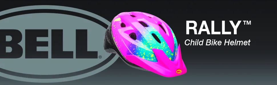Bell Rally Child Helmet Pink Splatter Stella - Rally