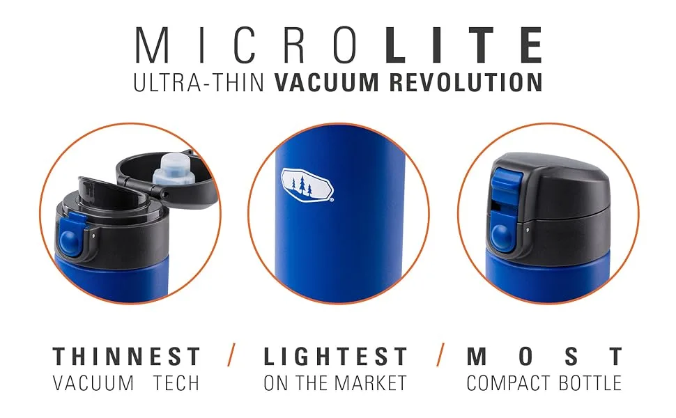 GSI Outdoors Glacier Stainless Microlite 500 Insulated Flask Black nosize - Microlite