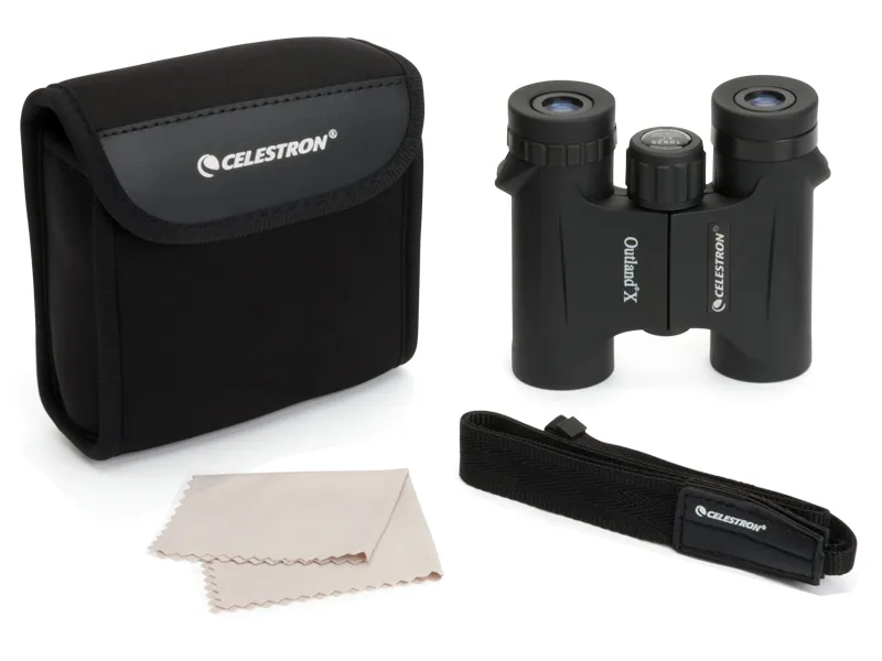 Celestron  Outland X 10x25 Binoculars  Waterproof & Fogproof Binoculars  Compact Binoculars for Adults  MultiCoated Optics and BaK4 Prisms  Protective Rubber Armoring 10x25 Outland X - Better Viewing