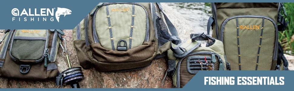 Allen Fall River Fishing Chest Pack Olive - image