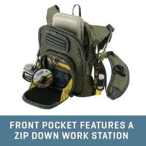 Allen Fall River Fishing Chest Pack Olive - image