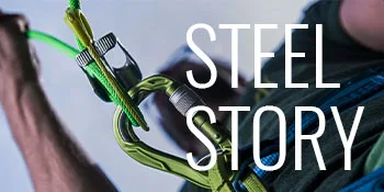 EDELRID Mega Jul Belay Device Slate - Steel Story