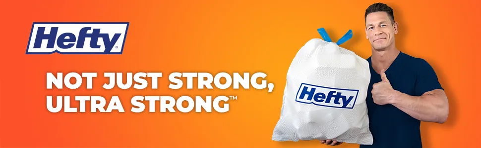 Hefty Ultra Strong Tall Kitchen Trash Bags, Unscented, 13 Gallon, 110 Count 110 Count (Pack of 1) - Hefty Ultra Strong Tall Kitchen Trash Bags