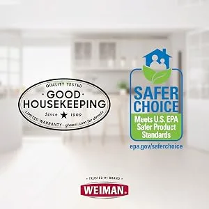 Weiman Hardwood Floor Cleaner - 128 Ounce Refill - Finished Engineered Hardwood Floors 128.0 Ounce - safer choice