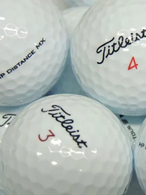 Titleist Player Mix 48 Recycled Golf Balls, White - titleist mix golf balls