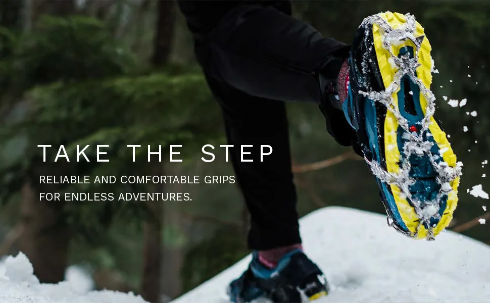 Hillsound Cypress6 | Six Point Instep Ice Cleat Traction System for Hiking and Glacier Trekking Black One Size - hillsound