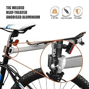 Ibera Bicycle Seatpost-Mounted Commuter Carrier Rack or Rack and Trunk Bag Combo, Regular Size Rack Only, Regular Size Combo, Compact Size Combo - product information 22