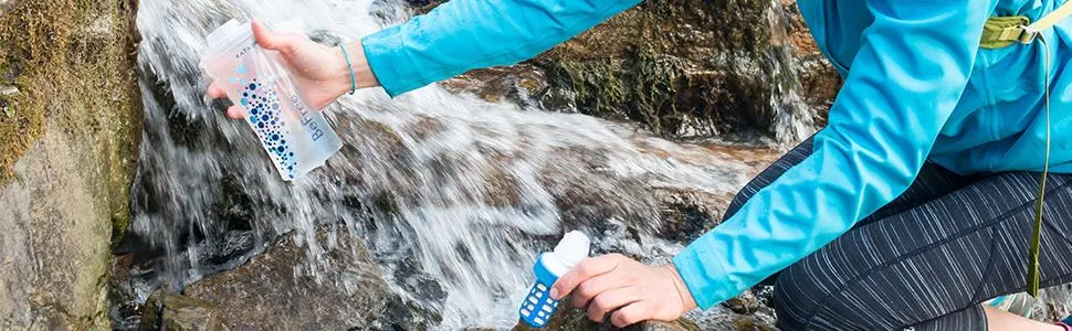 BeFree 0.6L Water Filter, Fast Flow, 0.1 Micron EZ Clean Membrane for Endurance Sports, Camping and Backpacking (8019639) - KATADYN BeFree