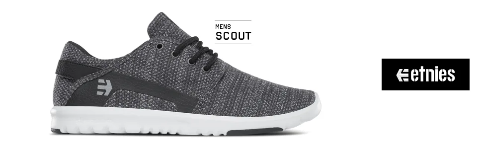 Etnies Scout Sneaker 10 Black/Black/Gum - scout2