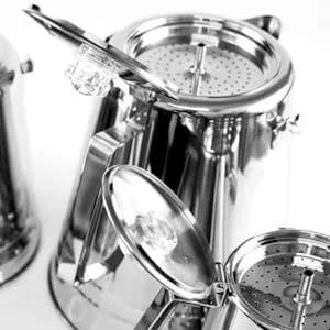 GSI Outdoors Percolator Coffee Pot I Glacier Stainless Steel Ultra-Rugged for Brewing Coffee Over Stove and Fire | Ideal for Group Camping, 8 Cup - product information 14