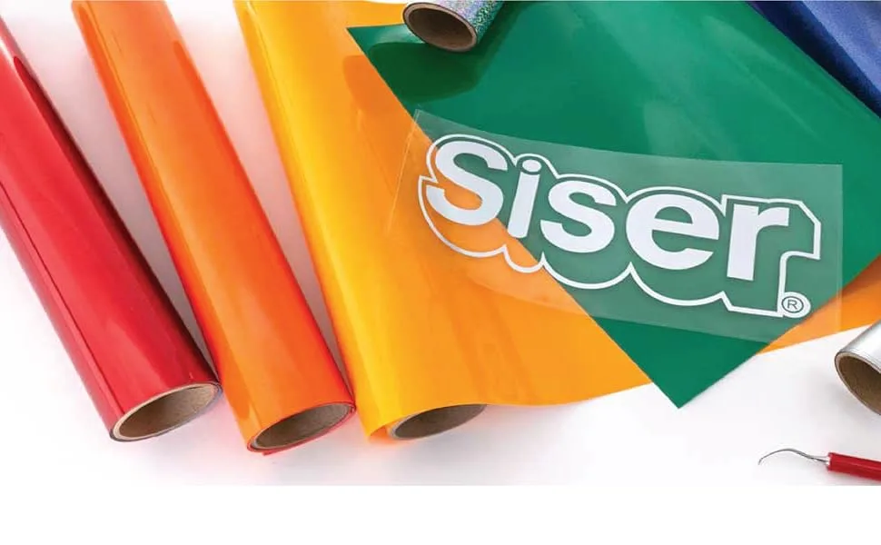 Siser EasyWeed HTV 11.8" x 30ft Roll - Iron On Heat Transfer Vinyl (White) - EasyWeed Rolls