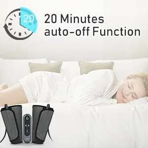 QUINEAR Leg Massager, Air Compression Calf Wraps Massager for Leg Circulation and Swelling Pain Relief 2 Modes 3 Intensities - leg massagers