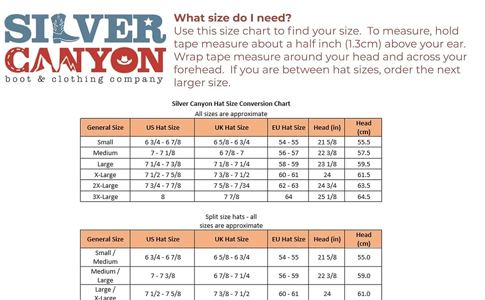 Weathered Outback Outdoorsmen Shapeable Hat, Silver Canyon, Brown X-Large Brown - Silver Canyon Hat Size Conversion Chart