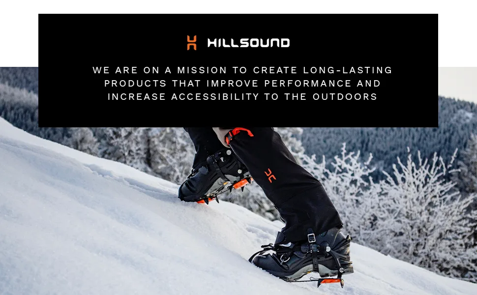 Hillsound Trail Crampon Pro I Ice Cleat Traction System for Off Trail & Backcountry Hiking Regular - hillsound