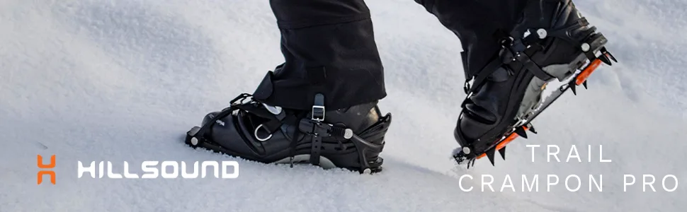 Hillsound Trail Crampon Pro I Ice Cleat Traction System for Off Trail & Backcountry Hiking Regular - hillsound