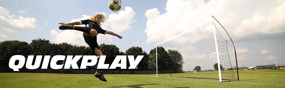 QuickPlay PRO Soccer Goal Target Nets with 7 Scoring Zones  Practice Shooting & Goal Shots. Soccer Goal Frame not Included. 2) Target Net 12x6' - QUICKPLAY