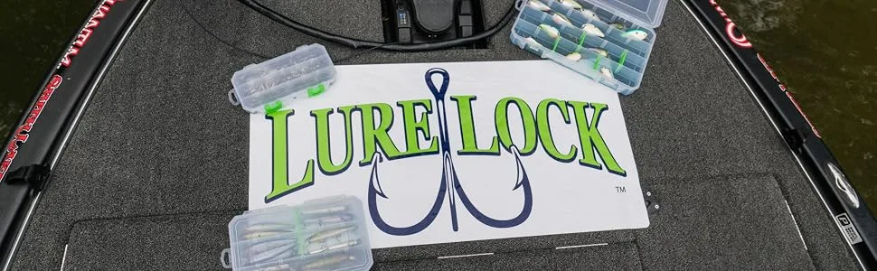 Lure Lock LL2L5-3101 LL2 Locker Pack w/Tak Logic Liner (1) LL2-Locker and (5) LL2-3101 - clear tackle box with dividers, 2 tray tackle box, fishing toolbox, Tackle box, complete tackle box