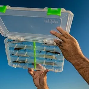 Lure Lock LL2L5-3101 LL2 Locker Pack w/Tak Logic Liner (1) LL2-Locker and (5) LL2-3101 - clear tackle box with dividers, 2 tray tackle box, fishing toolbox, Tackle box, complete tackle box