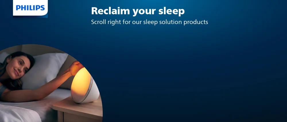 PHILIPS SmartSleep Sleep and Wake-Up Light, Simulated Sunrise and Sunset, Multiple Lights and Sounds, RelaxBreathe to Sleep, HF3650/60 Non-App Enabled - Philips Healthy Sleep Solutions: reclaim your sleep