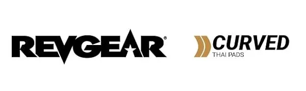 REVGEAR Curved Thai Pads, Contoured Target, Pair - Thai Curved Thai Pads