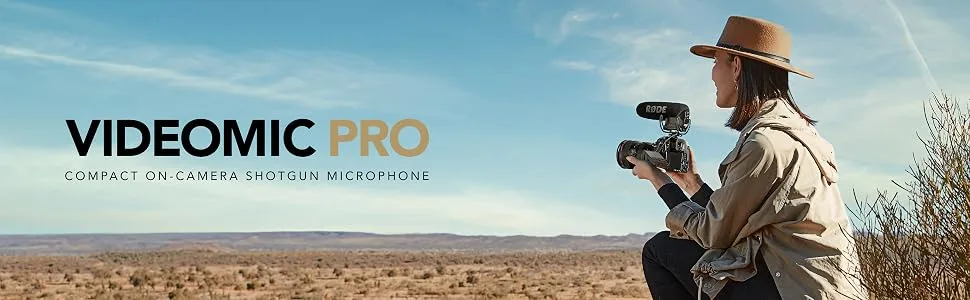 Rode VideoMic Pro R Camera-Mount Shotgun Microphone - VideoMic Pro