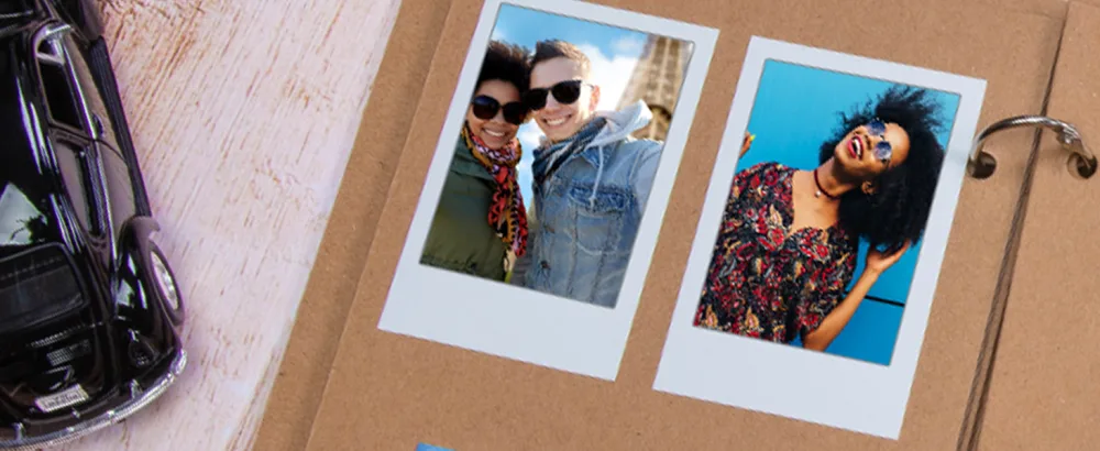Zink Polaroid Mint Instant Print Digital Camera (White), Prints on Zink 2x3 Sticky-Backed Photo Paper Camera White - Classic Polaroid frame zink paper