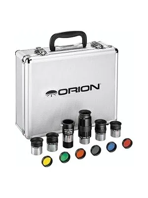 Orion 08890 1.25-Inch Premium Telescope Accessory Kit (silver) - lens kit