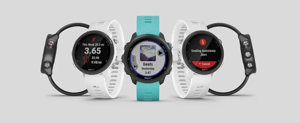 Garmin Forerunner 245 Music, GPS Running Smartwatch with Music and Advanced Dynamics, White White Music GPS Smartwatch - Garmin Forerunner 245 Music