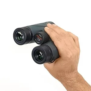 Athlon Optics Midas Binoculars for Adults and Kids, Waterproof, Durable Binoculars for Bird Watching 8x42 - Rubber Armor