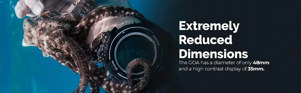 Cressi Goa Dive Watch Computer | 4 Programs - Air/Nitrox, Freediving, Gage | Made in Italy white/pink - Cressi, goa, dive computer, scuba diving, dive, scuba dive computer, scuba wrist computer