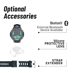 Cressi Goa Dive Watch Computer | 4 Programs - Air/Nitrox, Freediving, Gage | Made in Italy white/pink - SCUBA DIVING WATCH, SCUBA DIVE COMPUTER, FREEDIVE COMPUTER