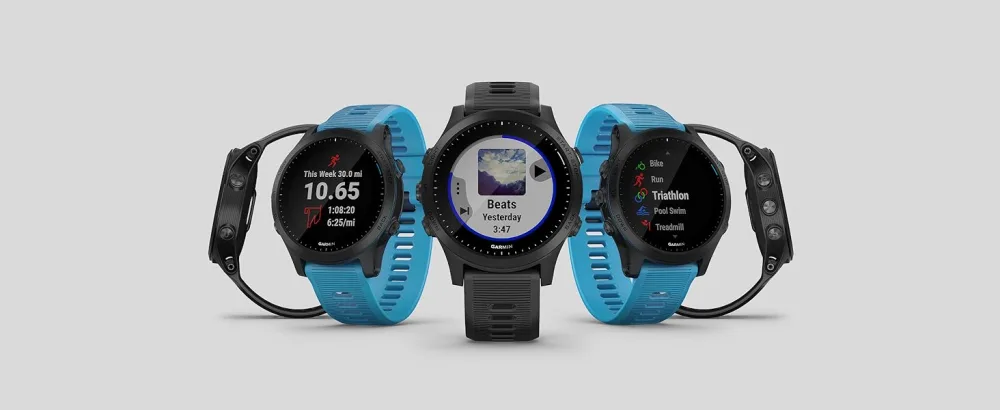 Garmin 010-02063-00 Forerunner 945, Premium GPS Running/Triathlon Smartwatch with Music, Black Black Smartwatch - Garmin Forerunner 945