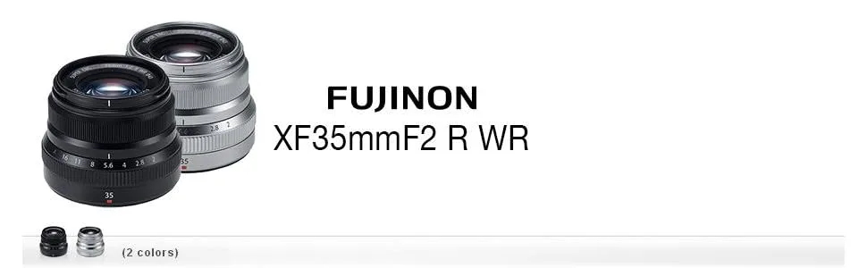 Fujifilm XF35mmF2 R WR - Black Black Base - XF35mm F2