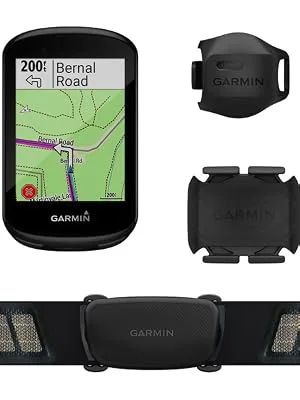 Garmin Edge 830 Sensor Bundle, Performance Touchscreen GPS Cycling/Bike Computer with Mapping, Dynamic Performance Monitoring and Popularity Routing, Includes Speed and Cadence Sensor and HR Monitor Sensor Bundle GPS Bike Computer - Edge 830