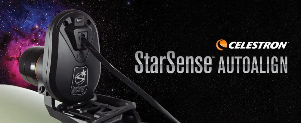 Celestron - StarSense AutoAlign Telescope Accessory - Automatically Aligns Your Celestron Computerized Telescope to the Night Sky in Less Than 3 Minutes - Advanced Mount Modeling, Black Single - StarSense AutoAlign