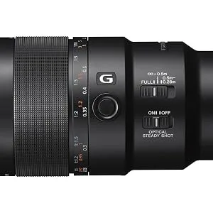 Sony SEL90M28G FE 90mm f/2.8-22 Macro G OSS Standard-Prime Lens for Mirrorless Cameras,Black Lens Only - focus hold button