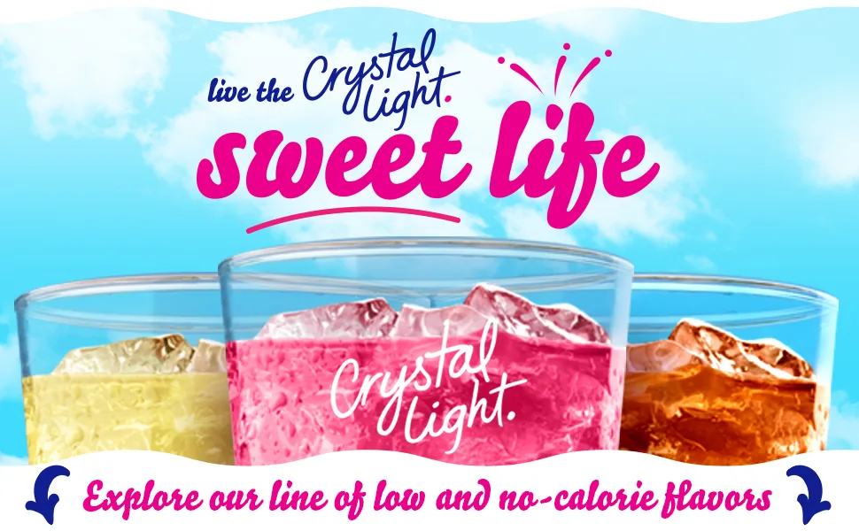 Crystal Light Peach Mango Green Tea Naturally Flavored Powdered Drink Mix, 5 ct Pitcher Packets 5 Count (Pack of 1) - Live the Crystal Light sweet life