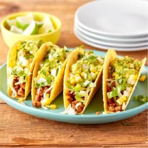 Old El Paso Fat Free Refried Beans, 16 oz. - Chorizo Beef Corn Tacos