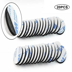 Avando Double Sided Foam Tape Strong Pad Mounting,Black Self-Adhesive Tape Include Square Round and Rectangular(60Pcs) - product information 5