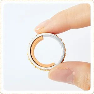 Chuangdi 8 Sheets/ 152 Pieces Invisible Ring Sizer Adjuster Ring Spacer Ring Guards for Women Loose Rings, 2 Kinds of Thickness - product information 6