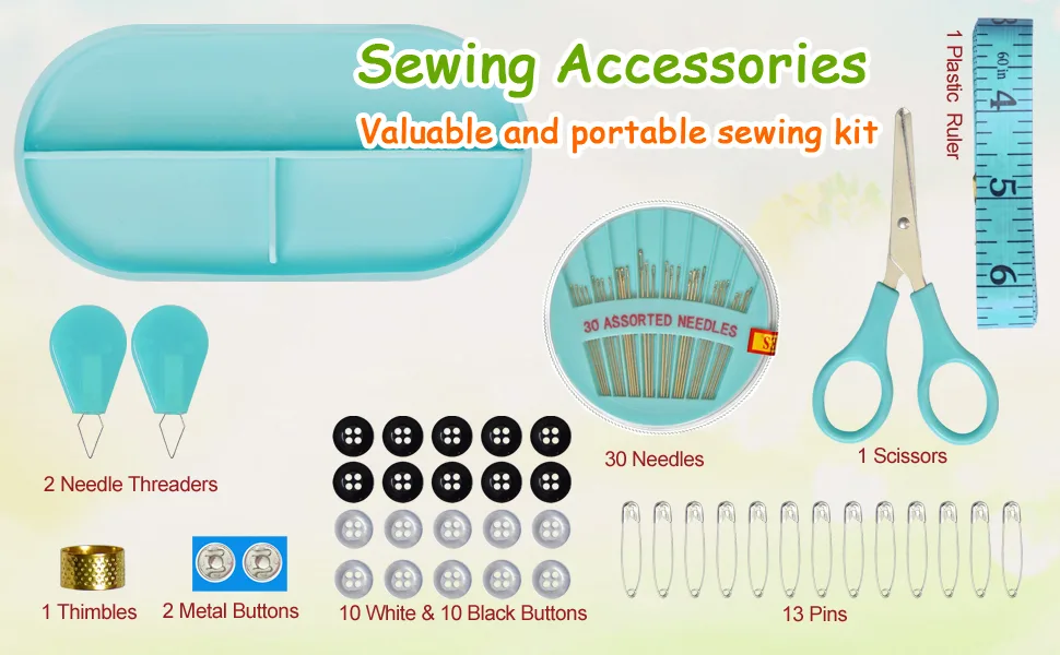 Sewing kit Sewing Thread Sewing Supplies Family Repair Kit Traveler Sewing Project kit DIY Sewing Supplies Organizer - product information 3