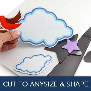 DIYMAG Magnetic Adhesive Sheets,|4" x 6"|,10 Pack Cuttable Magnetic Sheets,Flexible magnet sheets with adhesive for Crafts,Photos,Easy Peel and Stick 4" x 6"-10P - CUT TO ANYSIZE AND SHAPE