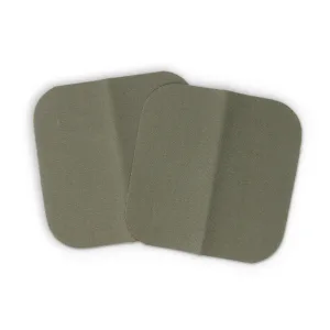 Dritz Twill, 5 x 5-Inch, 2 Count, Olive Iron-On Patches Olive 5 x 5-Inch - image