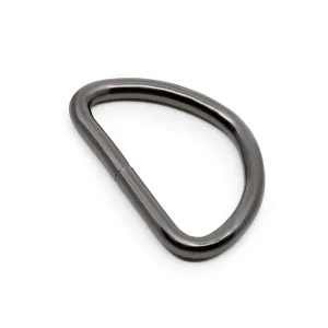 Dritz D Rings 1in Gunmetal Bag & Tote Accessories, 1", 24ct D-Rings Gunmetal 1", 24ct - image