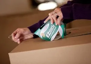 Duck 299002 Brand EZ Start Packaging Tape Clear, 60 Yards/Roll (Single) - Frustration Free! Technology